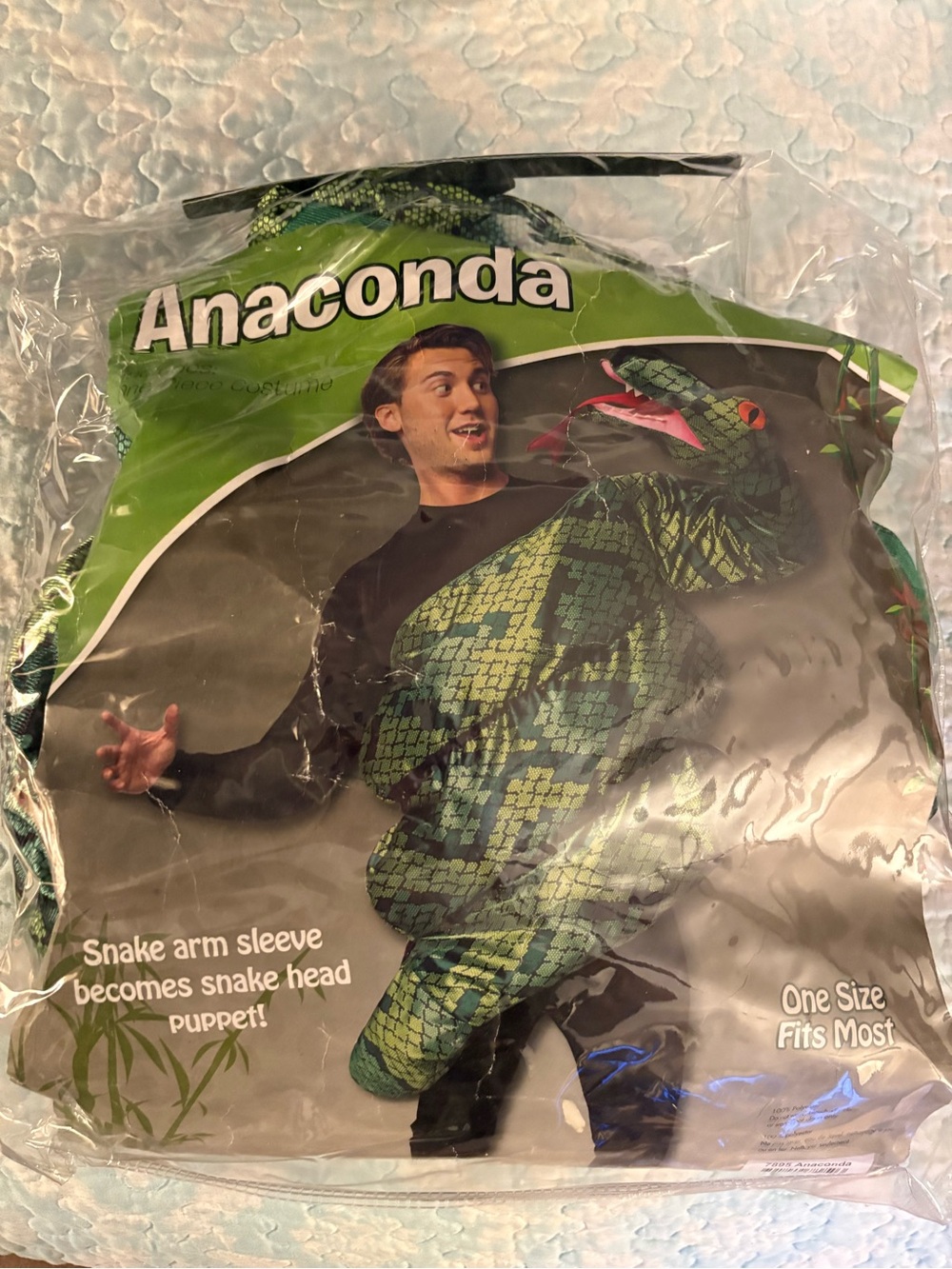 Imposta Costumes Adult Anaconda Costume Bodysuit Green One Size